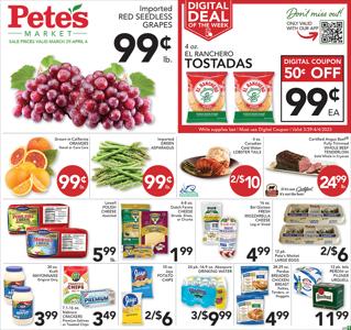 Grocery & Drug offers in Schaumburg IL | Pete's Fresh Market weekly ad in Pete's Fresh Market | 3/29/2023 - 4/4/2023