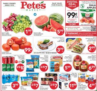Grocery & Drug offers in Aurora IL | Pete's Fresh Market weekly ad in Pete's Fresh Market | 9/20/2023 - 9/26/2023