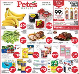 Grocery & Drug offers in Naperville IL | Pete's Fresh Market weekly ad in Pete's Fresh Market | 9/27/2023 - 10/3/2023