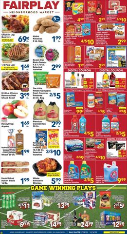 Grocery & Drug offers in Orland Park IL | Weekle Ad Fairplay in Fairplay | 9/28/2022 - 10/4/2022