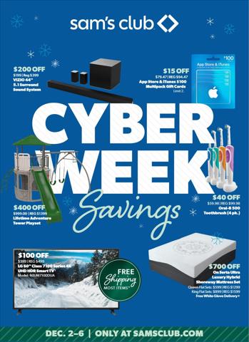 Offer on page 3 of the Sam's Club Weekly ad catalog of Sam's Club