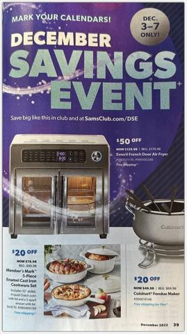 Sam's Club catalogue in Fountain Valley CA | Sam's Club Weekly ad | 12/3/2022 - 12/7/2022