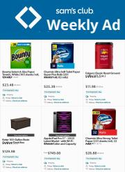 Offer on page 1 of the Weekly Ad catalog of Sam's Club
