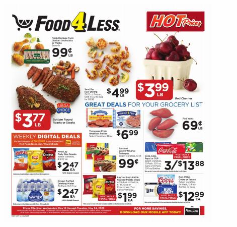 Food 4 Less catalogue | Chicago Weekly Ad | 5/18/2022 - 5/24/2022