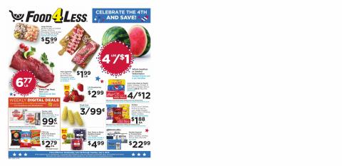 Grocery & Drug offers in Lakewood CA | California Weekly Ad in Food 4 Less | 6/29/2022 - 7/5/2022