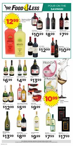 Food 4 Less catalogue in Gardena CA | Pour on the Savings! | 9/14/2022 - 10/18/2022