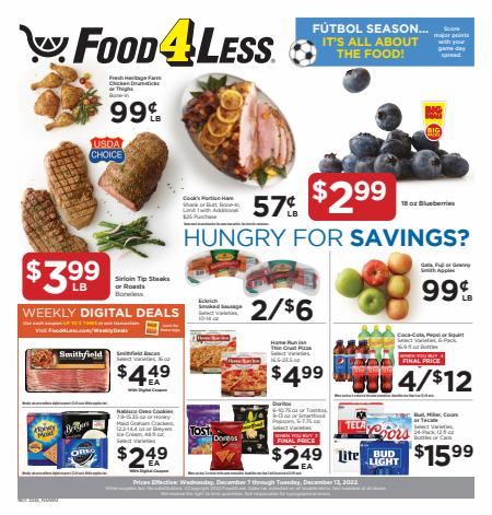 Grocery & Drug offers in Naperville IL | Chicago Weekly Ad in Food 4 Less | 12/7/2022 - 12/13/2022