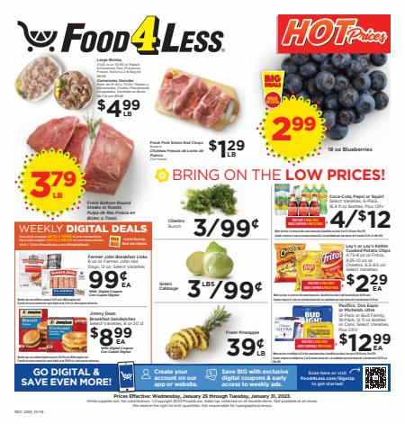 Food 4 Less catalogue in San Diego CA | California Weekly Ad | 1/25/2023 - 1/31/2023
