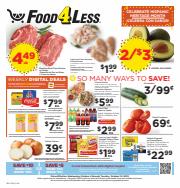 Grocery & Drug offers in El Monte CA | California Weekly Ad in Food 4 Less | 10/4/2023 - 10/10/2023