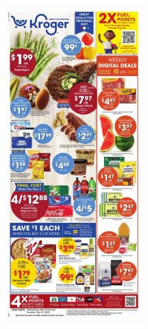 Kroger catalogue in Indianapolis IN | Weekly Ad | 5/25/2022 - 5/31/2022