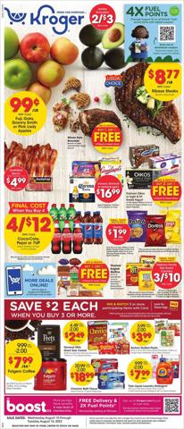 Kroger catalogue in Indianapolis IN | Kroger flyer | 8/10/2022 - 8/16/2022
