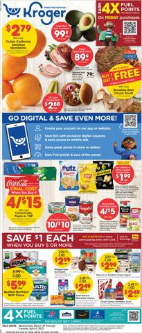 Kroger catalogue in Indianapolis IN | Kroger flyer | 3/29/2023 - 4/4/2023