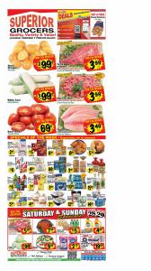 Offer on page 3 of the Weekly Specials catalog of Superior Grocers