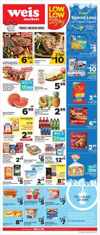 Weis Markets catalogue in Silver Spring MD | Ad Specials | 5/19/2022 - 6/22/2022