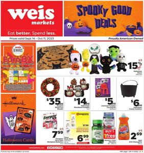 Weis Markets catalogue in University Park PA | Weis Markets Weekly ad | 9/14/2023 - 10/11/2023