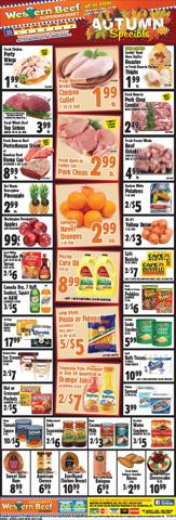 Offer on page 1 of the Western Beef weekly ad catalog of Western Beef
