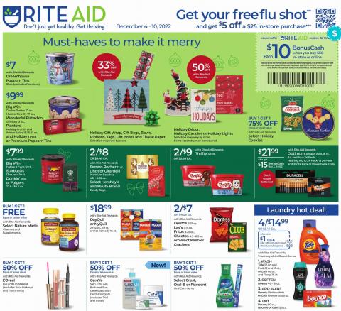 Rite Aid catalogue | Weekly Ad | 12/5/2022 - 12/10/2022