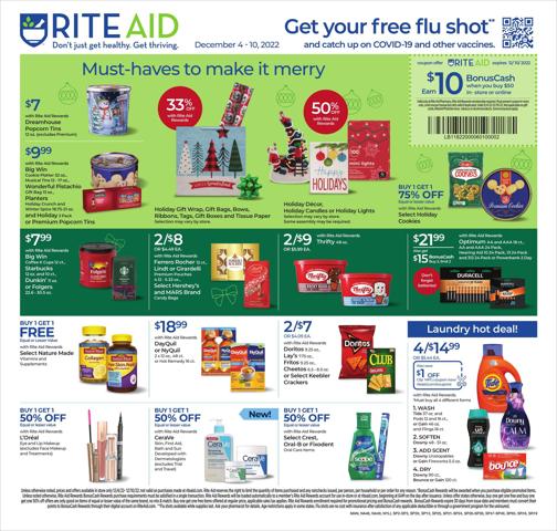 Rite Aid catalogue | Rite Aid Weekly ad | 12/4/2022 - 12/10/2022