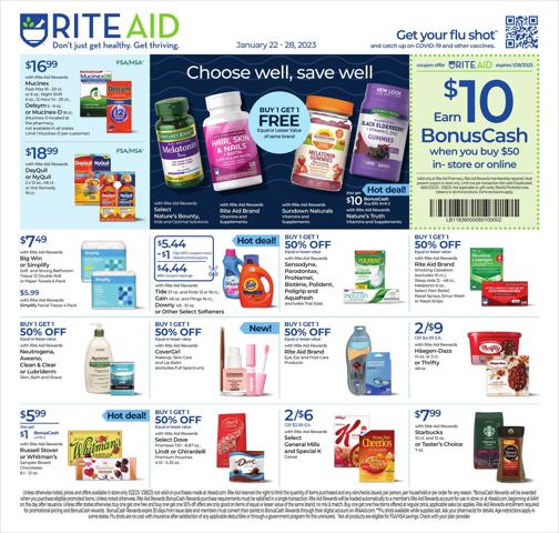Rite Aid catalogue in Los Angeles CA | Rite Aid Weekly ad | 1/22/2023 - 1/28/2023