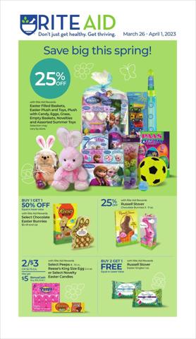 Rite Aid catalogue in Baltimore MD | Rite Aid Weekly ad | 3/26/2023 - 4/1/2023