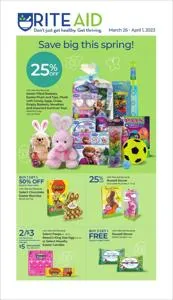 Offer on page 1 of the Rite Aid Weekly ad catalog of Rite Aid