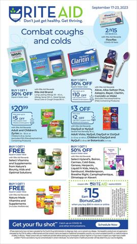 Rite Aid catalogue in Paramount CA | Rite Aid Weekly ad | 9/17/2023 - 9/23/2023