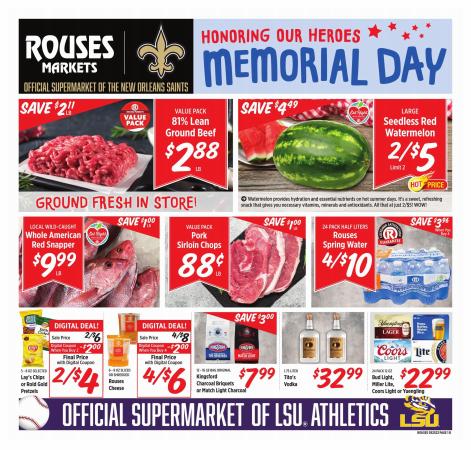 Rouses catalogue | Weekly Ad | 5/25/2022 - 6/1/2022