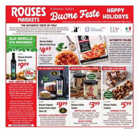 Rouses catalogue | Monthly | 11/30/2022 - 12/28/2022