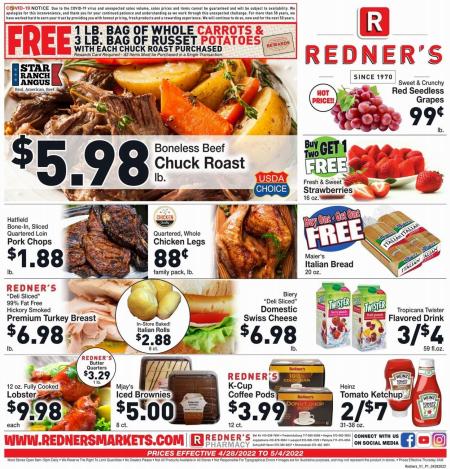 Redner's Warehouse in Dundalk MD | Weekly Ads & Coupons