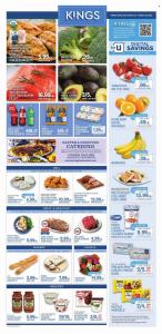Offer on page 1 of the Weekly Ad catalog of Kings Food Markets