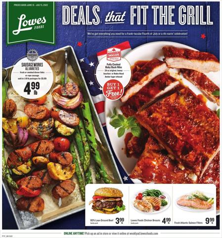 Grocery & Drug offers in Statesville NC | Lowes Foods flyer in Lowes Foods | 6/15/2022 - 7/5/2022