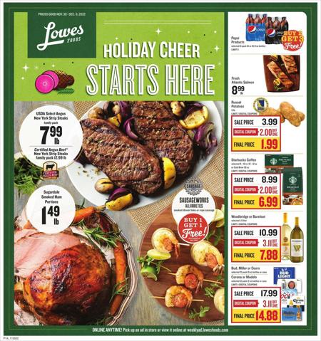 Lowes Foods catalogue | Lowes Foods flyer | 11/30/2022 - 12/6/2022