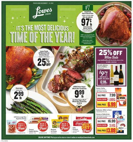 Lowes Foods catalogue in Myrtle Beach SC | Lowes Foods flyer | 12/7/2022 - 12/13/2022