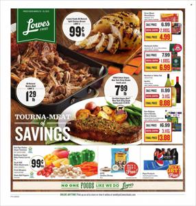 Grocery & Drug offers in Carrollton TX | Lowes Foods Weekly ad in Lowes Foods | 3/22/2023 - 3/28/2023