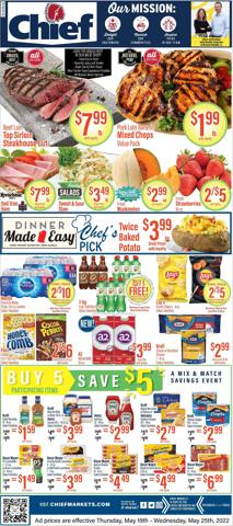 Chief Supermarket catalogue in Delphos OH | Chief Supermarket weekly ad | 5/19/2022 - 5/25/2022