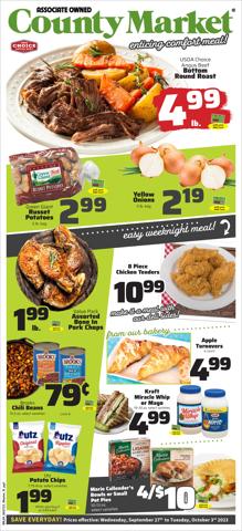 County Market catalogue in Decatur IL | County Market Weekly ad | 9/27/2023 - 10/3/2023