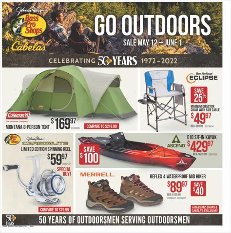 Sports offers in Elgin IL | Cabela's flyer in Cabela's | 5/12/2022 - 6/1/2022