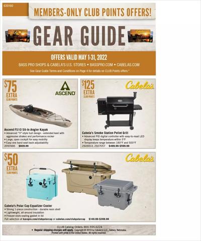 Sports offers in Arlington Heights IL | Cabela's flyer in Cabela's | 5/1/2022 - 5/31/2022