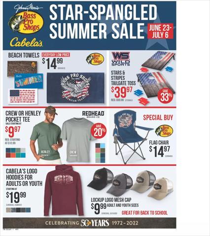 Sports offers in Middletown OH | Cabela's flyer in Cabela's | 6/23/2022 - 7/6/2022
