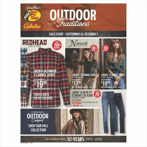 Sports offers in Westlake OH | Cabela's flyer in Cabela's | 9/22/2022 - 10/5/2022