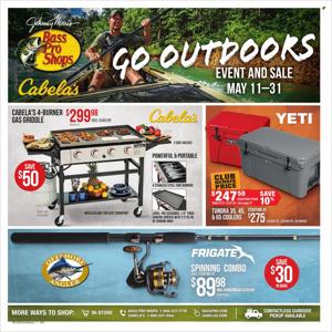Sports offers in Carmel IN | Cabela's Weekly ad in Cabela's | 5/8/2023 - 5/31/2023