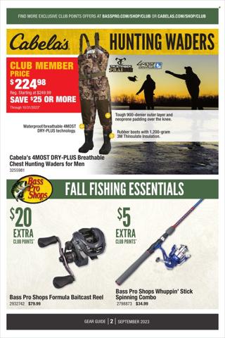 Cabela's catalogue in Allen TX | Cabela's Weekly ad | 9/1/2023 - 9/30/2023