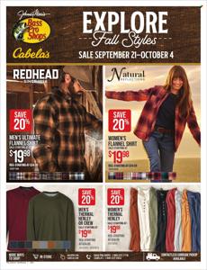Sports offers in Newark DE | Cabela's Weekly ad in Cabela's | 9/21/2023 - 10/4/2023