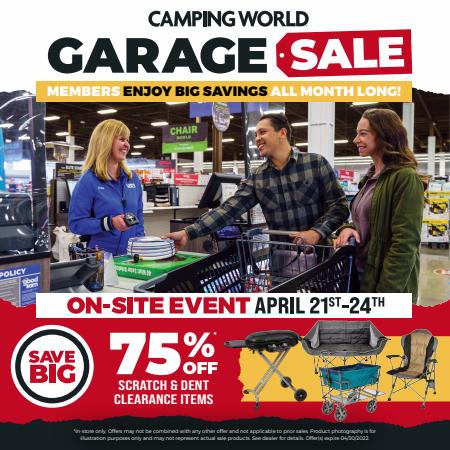 Camping World catalogue in Columbia MO | Monthly Ad | 4/4/2022 - 4/30/2022