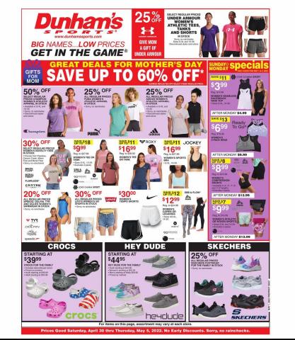 Dunham's Sports catalogue in La Porte IN | Weekly Ad | 4/29/2022 - 5/5/2022
