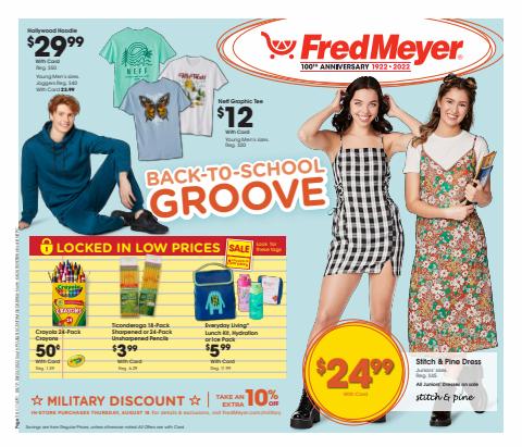 Fred Meyer catalogue in Grants Pass OR | General Merchandise | 8/17/2022 - 8/23/2022