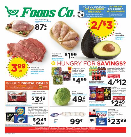 Foods Co catalogue | Weekly Ad | 12/7/2022 - 12/13/2022