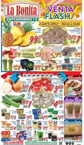 La Bonita Supermarkets catalogue in Las Vegas NV | La Bonita Supermarkets weekly ad | 3/22/2023 - 3/28/2023