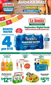 La Bonita Supermarkets catalogue in Las Vegas NV | La Bonita Supermarkets weekly ad | 9/1/2023 - 9/30/2023