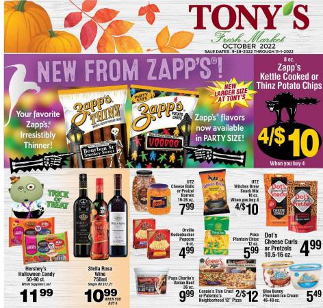 Tony's Fresh Market catalogue | Tony's Fresh Market Weekly Ad | 9/28/2022 - 11/1/2022